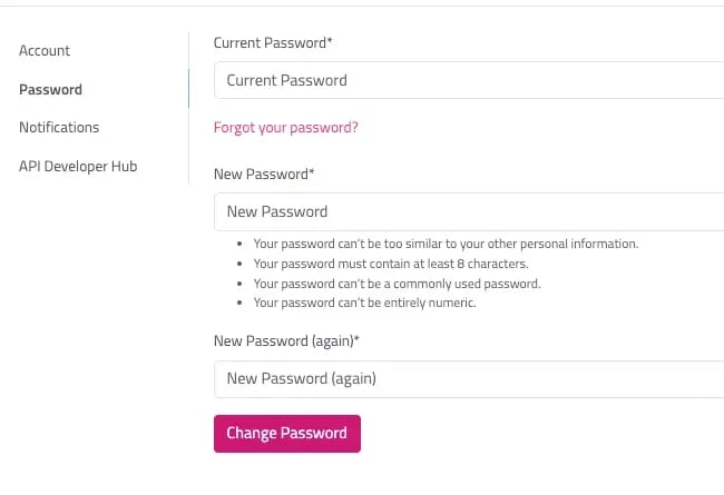 password